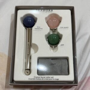Sephora Crystal Roller Trio - Blue, Pink, Green